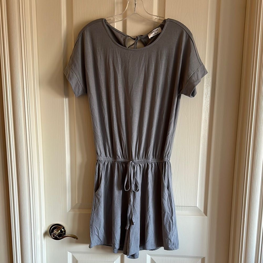 Zenana Outfitters Gray Jumpsuit